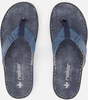 Rieker Morelia Slippers blauw Imitatieleer - 40,41,42,43,45,46