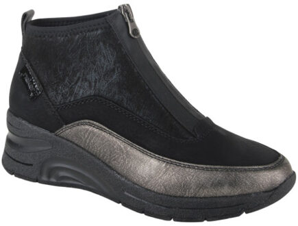 Rieker N9362-01 dames enkellaarzen sportief Zwart - 41