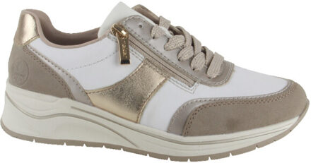 Rieker N9504-80 dames sneakers Beige - 39