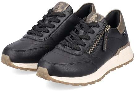 Rieker Revolution Sneaker Dames Zwart