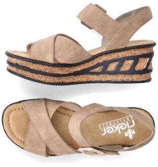 Rieker Sandalen Bruin - 38
