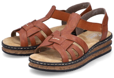 Rieker Sandalen Bruin - 41