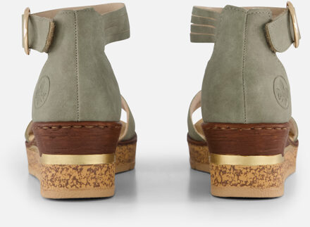 Rieker Sandalen groen Synthetisch - 37,38,39,40