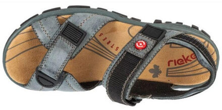 Rieker Sandalen met contrastdetail voor dames - maat 38 Blauw