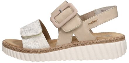 Rieker Sandalen Plat Beige - 38