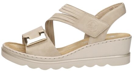 Rieker Sandalen Plat Beige - 42