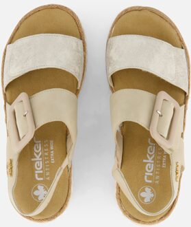 Rieker Sandalen Plat Beige - 43