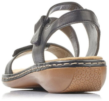 Rieker Sandalen Zwart - 39