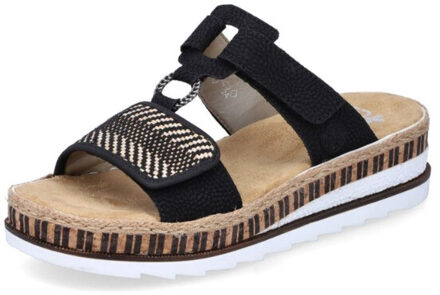 Rieker Sandalen Zwart - 39