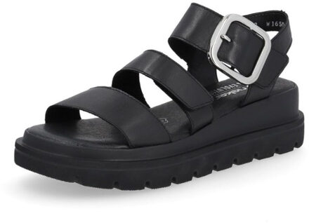 Rieker Sandalen Zwart - 39