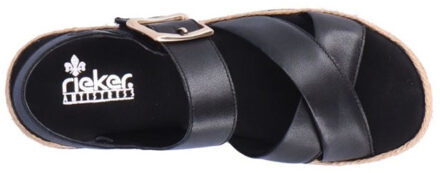 Rieker Sandalen Zwart - 40