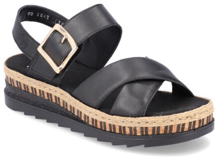 Rieker Sandalen Zwart - 40