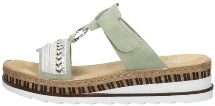 Rieker Slipper Dames Groen