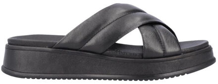 Rieker Slipper Dames Zwart