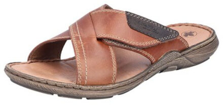 Rieker Slipper Heren Grijs/Groen