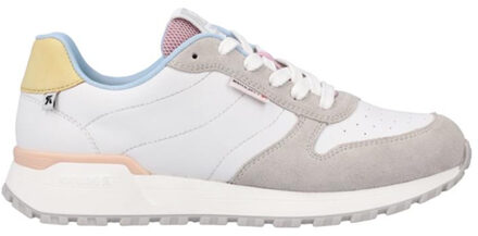 Rieker Sneaker Dames Wit/Multi