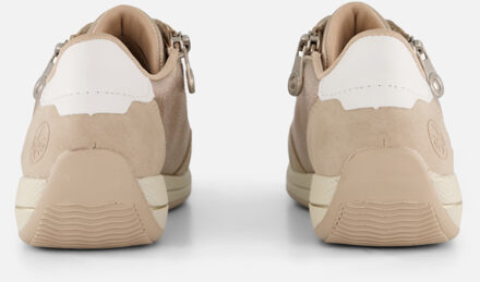 Rieker Sneakers beige Synthetisch Taupe - 36,37,38,39,40,41,42
