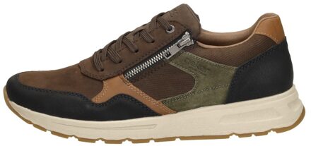 Rieker Sneakers Laag Donkerbruin - 45
