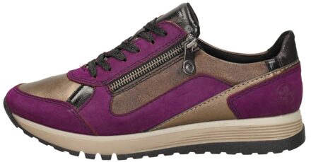 Rieker Sneakers Laag Fuchsia - 39