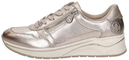 Rieker Sneakers Laag Goudkleur - 36