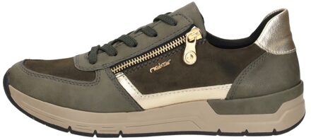 Rieker Sneakers Laag Groen - 37