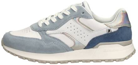 Rieker Sneakers Laag Licht blauw - 36