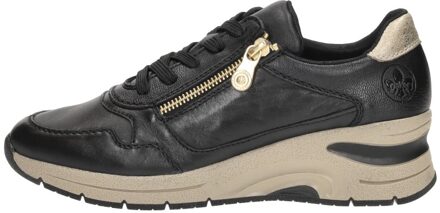 Rieker Sneakers Laag Zwart - 37