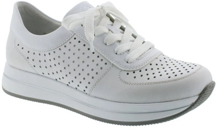 Rieker Stijlvolle witte sneakers voor vrouwen Rieker , White , Dames - 38 Eu,37 Eu,39 Eu,40 Eu,41 EU