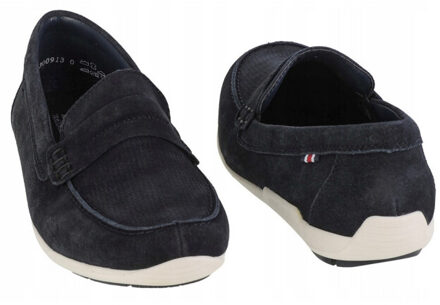 Rieker Suède mocassins heren - maat 42 Blauw