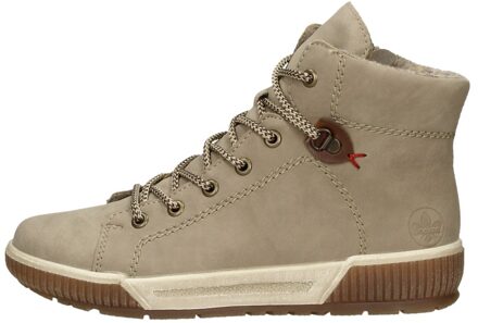 Rieker Veterboot Dames Beige