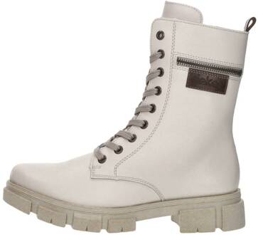 Rieker Veterboot Dames Beige