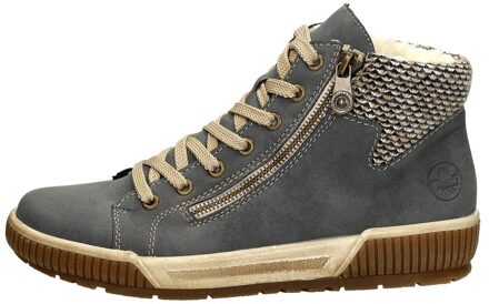 Rieker Veterboot Dames Blauw