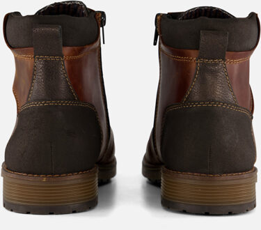 Rieker Veterboots cognac Leer - 41,42,43,44