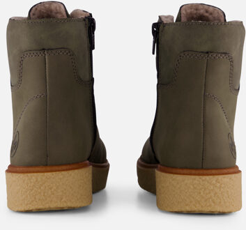 Rieker Veterboots groen Suede - 36,37,38,39