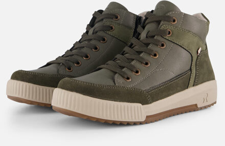 Rieker Veterboots groen Synthetisch - 36,37,38,39,40,41,42
