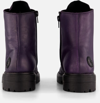 Rieker Veterboots paars Synthetisch - 36,37,38,39,40,41