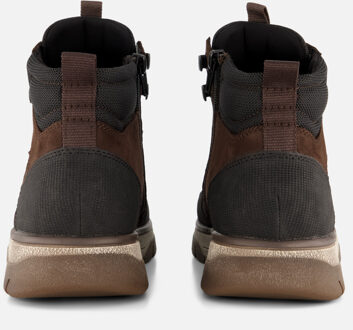 Rieker Veterboots zwart Nubuck - 40,41,42,43,44,45,46