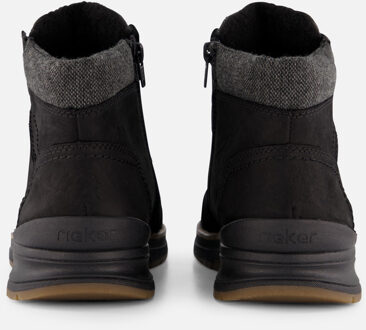 Rieker Veterboots zwart Synthetisch - 41,42,43,44,45