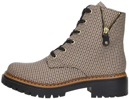 Rieker Veterschoenen Hoog Beige - 39