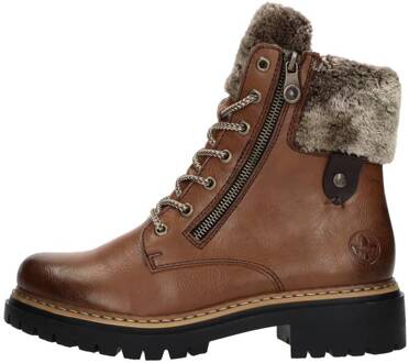 Rieker Veterschoenen Hoog Cognac - 38