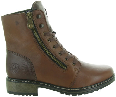 Rieker Veterschoenen Hoog Cognac - 40