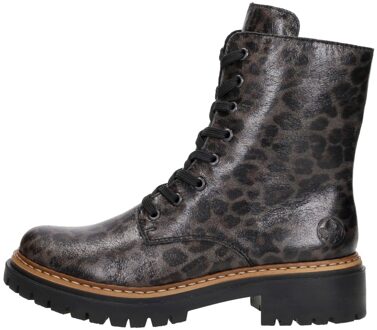 Rieker Veterschoenen Hoog Taupe - 37