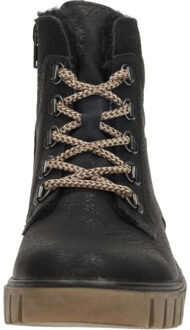 Rieker Veterschoenen Hoog Zwart - 42