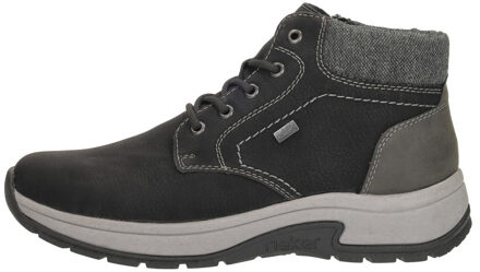 Rieker Veterschoenen Hoog Zwart - 43
