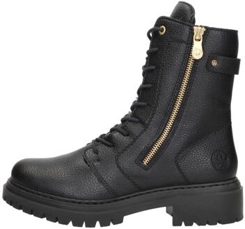 Rieker Veterschoenen Hoog Zwart - 43