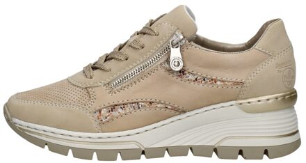 Rieker Veterschoenen Laag Beige - 39