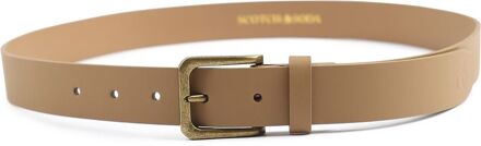 Riem Beige Leer Bruin - XL