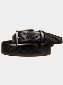 Riem ceintuur print fijn 453580/48 - maat 100 Blauw