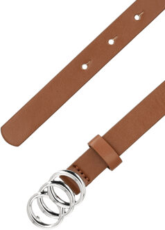riem Dames Bruin Zilver - 100 cm