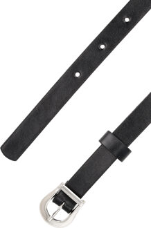 riem Dames zwart zilver - 100 cm